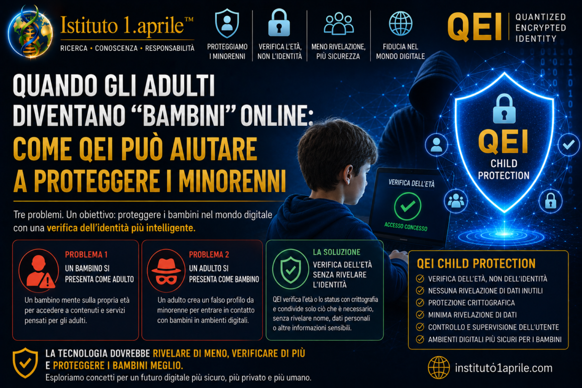 Protezione dei minori dalle false identità online con il concetto QEI