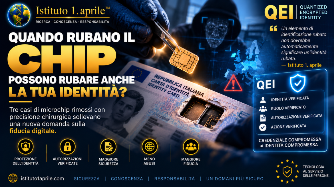 Quando rubano il chip – possono rubare anche l’identità?