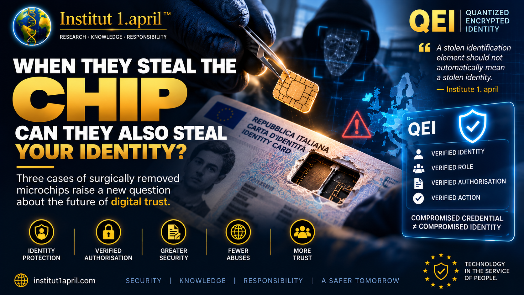 When they steal the chip – can they steal the identity too?